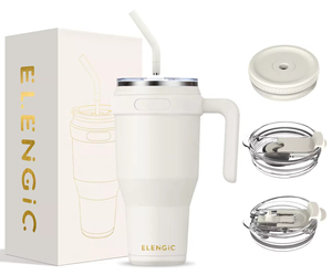 <strong>2026</strong> Brand <strong>New</strong> <strong>Product</strong> 40OZ Tumblers Adventure Custom Logo Stainless Steel Vacuum Mug With Handle and Straw for Back to School - Product Image 2