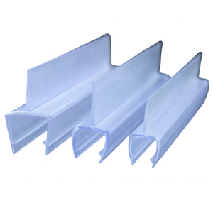 H u a a <span class=keywords><strong>y</strong></span> d צורה pvc עמיד למים מקלחת גומי דלת חדר דלת חותם נורה נקה פס 4-15 מ "מ הזזה זכוכית - Product Image 4
