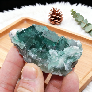 Cristalli Naturali Grezzi all'Ingrosso, Rocce Minerali di Fluorite Verde, Cluster di Specimen per Decorazione - Product Image 2