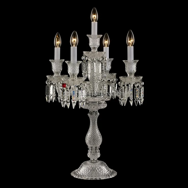 Table Light French Style Crystal Chandelier Table Light