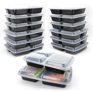 32 oz 2 /3 ngăn bữa ăn chuẩn bị Hộp Ăn Trưa Chất lượng cao nhựa Takeaway <span class=keywords><strong>container</strong></span> lưu trữ thực phẩm với nắp JT-32 - Product Image 6