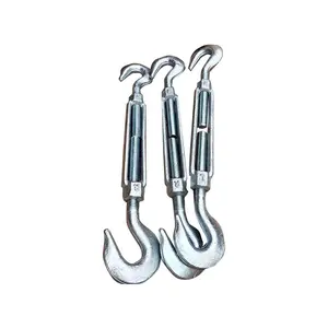 Hardware Rigging Hot Dip Galvanized Carbon Steel Drop Forged US Type Rigging Screw Turnbuckle