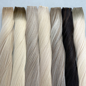 Extensiones <span class=keywords><strong>de</strong></span> Cabello Genius Weft para Cabello Fino y Delgado, 100% Remy, Ultra Planas, Invisibles, Sin Costuras, Se Pueden Cortar, Sin Desprendimiento, Venta del Proveedor - Product Image 1