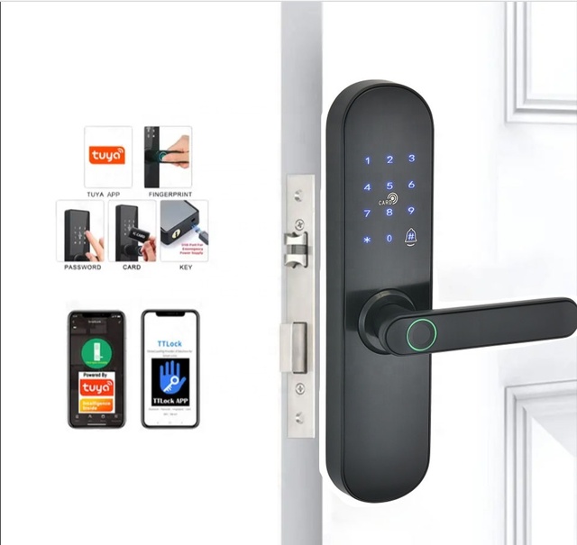 Smart Home Electronics TTlock App Smart Lock Fingerprint Password Digital Smart Lock Key Card Electronic Smart Door Lock
