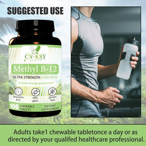 Premium Methyl <span class=keywords><strong>B12</strong></span> Kauwtabletten Ultra Sterk Ondersteunt Celenergie Hersengezondheid Bioactieve Vitamine <span class=keywords><strong>B12</strong></span> - Product Image 4