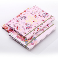 Planificateur hebdomadaire imprimé personnalisé Couverture en papier floral Format A5 Feuilles mobiles épaisses Agenda de notes de bureau Carnet d'étudiant Journal