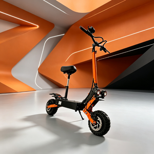 Scooter Eléctrico Plegable de 11 Pulgadas y 6000W con Doble Motor, Batería de Litio de 60V 30ah, Autonomía de 38-56 Millas, Portátil para Adultos, con Certificación CE, Disponible en Almacén de EE. UU. - Product Image 1