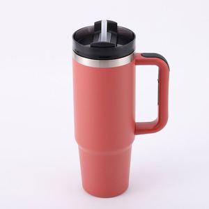 40oz H2.0 <b>Handle</b> <b>Travel</b> Car <b>Mug</b> Vacuum Tumbler Lid Straw Non-Slip ODM OEM Custom Color - Product Image 6