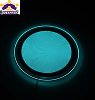 Enseigne lumineuse LED ronde personnalisée pour bière, simple face, en acrylique, avec votre design
