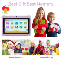Nouvelle tablette éducative et de divertissement pour enfants, robuste, Android 14, 7 pouces, Octa Core, 4+64 Go, WiFi, avec batterie de 4000 mAh