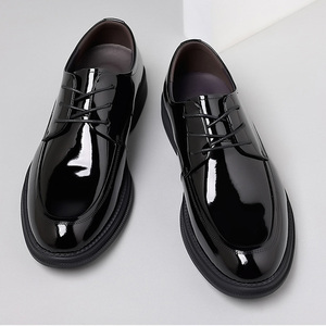 High Quality Comfortable Lightweight Breathable Rubber Lace-up Business Party Wedding Walking <b>Shoes</b> Fashionable Casual Leather - Product Image 1