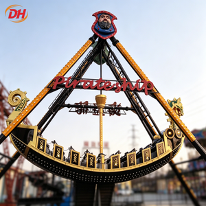 Manège <span class=keywords><strong>Pirate</strong></span> Ship Ride personnalisé en PRV et acier, manèges mécaniques à thème pour projets de parcs d'attractions extérieurs, de fêtes foraines et de carnavals - Product Image 4