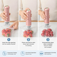 Scelleuse alimentaire portative à sonorité minimale, rechargeable par USB, fonctionnement silencieux, sans fil, pour dortoir partagé
