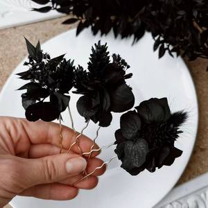 G192 Ramillete de Flores Secas Hecho a Mano, Estilo Coreano, Flor Eterna, para Novios, Boda, Fiesta, Graduación - Product Image 5