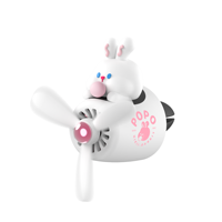 Diffuseur de parfum de voiture désodorisants de voiture Cartoon Bear Pilot ventilateur de sortie d'air automobile décoration de parfum de voiture créative