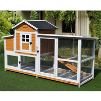 Meilleures ventes - Poulailler extérieur en bois massif, durable et moderne, grande taille, pour animaux de compagnie
