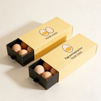Boîte d'emballage en carton ondulé personnalisée pour œufs, 10 ou 20 alvéoles, conception sur mesure, pour l'emballage alimentaire des œufs, vente en gros, boîte économique
