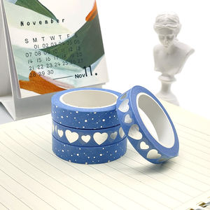 <span class=keywords><strong>Cinta</strong></span> Adhesiva Decorativa <span class=keywords><strong>Washi</strong></span> Plateada con Diseño de Olas y Amor Japonés, Directo de Fábrica en China, con Precio - Product Image 5