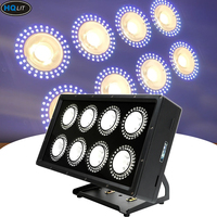 Luz LED de Pared 8x50W DMX512 RAWW, Resistente al Agua IP67, para Exteriores, DJ, Discoteca, Bodas, Escenarios, Clubes, Edificios
