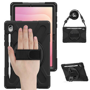 Funda de silicona con soporte para PC a prueba de golpes para <span class=keywords><strong>Samsung</strong></span> para Galaxy <span class=keywords><strong>Tab</strong></span> S112025 S10 Lite S10 FE + S9 FE Ultra con correa para el hombro - Product Image 5