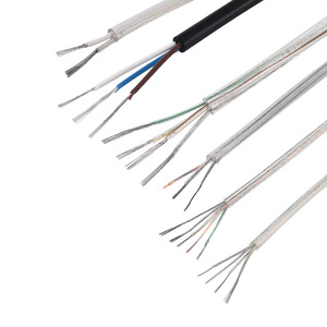 Fil électrique noir résistant aux hautes températures 0.2mm ² à <span class=keywords><strong>3</strong></span> noyaux Fil d'acier Fil FEP en cuivre sans oxygène - Product Image 5