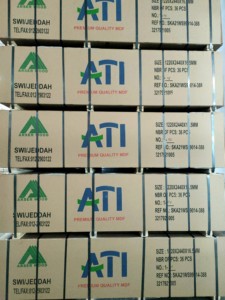 Arserwood ATI Brand MR <strong>MDF</strong> Made in China Low <strong>Price</strong> Moisture Resistant 18 mm Green MR <strong>MDF</strong> for Cabinet - Product Image 6