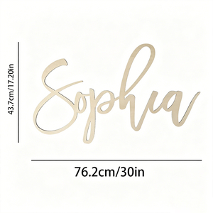Tailai taglio Laser parole <span class=keywords><strong>in</strong></span> <span class=keywords><strong>legno</strong></span> scultura appesa decorazione porta decorazione personalizzato nome <span class=keywords><strong>in</strong></span> <span class=keywords><strong>legno</strong></span> segno - Product Image 3