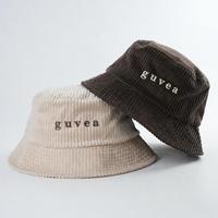 Sombreros de Pana Gruesa al por Mayor con Logotipo Personalizado, Etiqueta Bordada y Etiqueta Colgante, Gorra de Pana de Alta Calidad