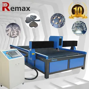 Mesin pemotong Plasma Cnc, pemotong baja 1530 2040 meja air 30mm dengan kepala pemotong api