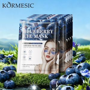 KORMESIC Masque Gel Contour des Yeux au Collagène et Myrtille Certifié Bpom 7g, Hydratant Anti-rides aux Extraits de Fruits pour Peaux Normales - Product Image 1