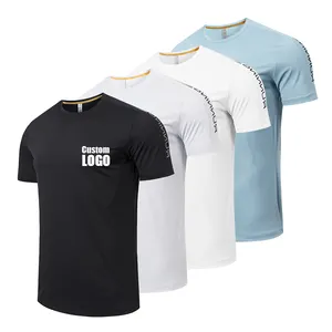공장 직접 UPF 50 + 짧은 소매 태양 보호 사용자 정의 마라톤 이벤트 100 실행 폴리에스터 드라이 핏 승화 티셔츠