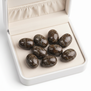Hochwertiger Wildpferde-<span class=keywords><strong>Stein</strong></span>, Eiförmig mit Flachem Boden, Geeignet zur Herstellung von Schmuck und Ornamenten, Premium Wildpferde-<span class=keywords><strong>Stein</strong></span> - Product Image 1