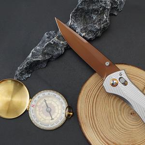 Le couteau de poche pliant haut de gamme avec logo personnalisé de la meilleure qualité fabriqué en Chine, adapté à la chasse et à l'EDC - Product Image 6