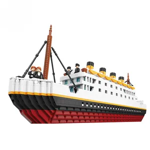 2980 Stück Block Romantische Titanic Luxus Kreuzfahrt schiff Modell Montage Mini Micro Diamond Bricks Baustein