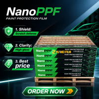 NanoPPF 7.5mil TPH TPU PPF Meilleur film de protection de carrosserie automobile auto-réparateur anti-rayures anti-jaunissement hautement hydrophobe brillant Garantie 10 ans