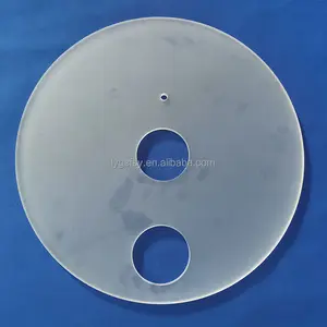 Glass Plate OEM Size Plates Disc Round Fused Silica Quartz Glass Upper Iris Dielectric Pate Uv Quartz Glass Plate