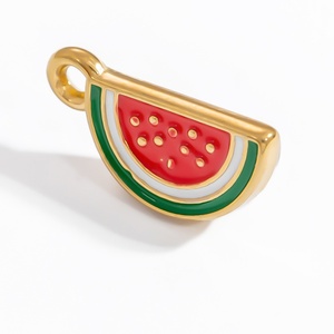 เครื่องประดับสแตนเลสชุบทอง 18K รูปการ์ตูน 3 มิติ ทำมือ ขนาดเล็ก สำหรับทำสร้อยคอผู้หญิง จี้ห้อยแฟชั่น - Product Image 4