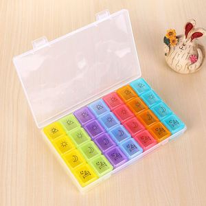 Organizador Semanal de Pastillas al por Mayor, 7 Días con 28 Compartimentos, Estuche de Plástico para Pastillas, 4 Tomas Diarias - Product Image 4