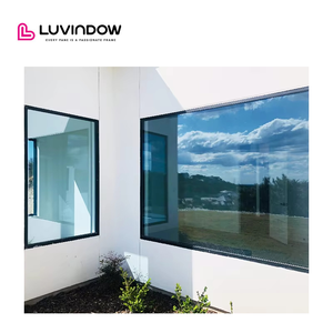 Luvindow Résidentiel San Antonio Texas Projet Nouveau Design Fenêtres en verre fixes en aluminium à rupture thermique - Product Image 5