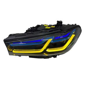 Phare HETOP G30 2017-2023, triple couleur, style lentille laser, amélioration <span class=keywords><strong>LED</strong></span> DRL, style Ikon pour BMW Série 5 - Product Image 2