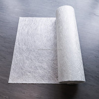 Nouveau modèle de tapis en fibre de verre enduit de silicone sans alcali, pré-adhésif, perméable à l'air, imperméable/résistant, Jushi