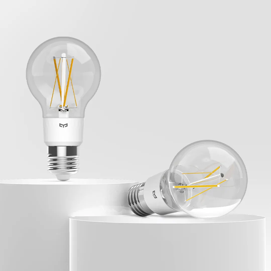 YEELIGHT Xiaomi toptan akıllı LED Filament ampul Vintage ampul çalışır Amazon Alexa Google ev için Samsung SmartThings