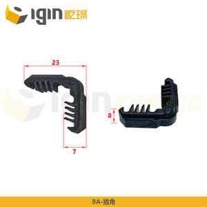 Aluminum Spacer Corner Connector L-Angle 6mm-<b>18mm</b> Plastic For Curtain Wall System - Product Image 4