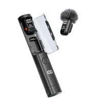 Microphone cravate sans fil magnétique mini pour enregistrement vocal, kit plug-and-play portable pour ordinateur de bureau