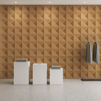 Panneau mural moderne en PET polyester avec impression UV, insonorisant, robuste, pour bureaux à domicile