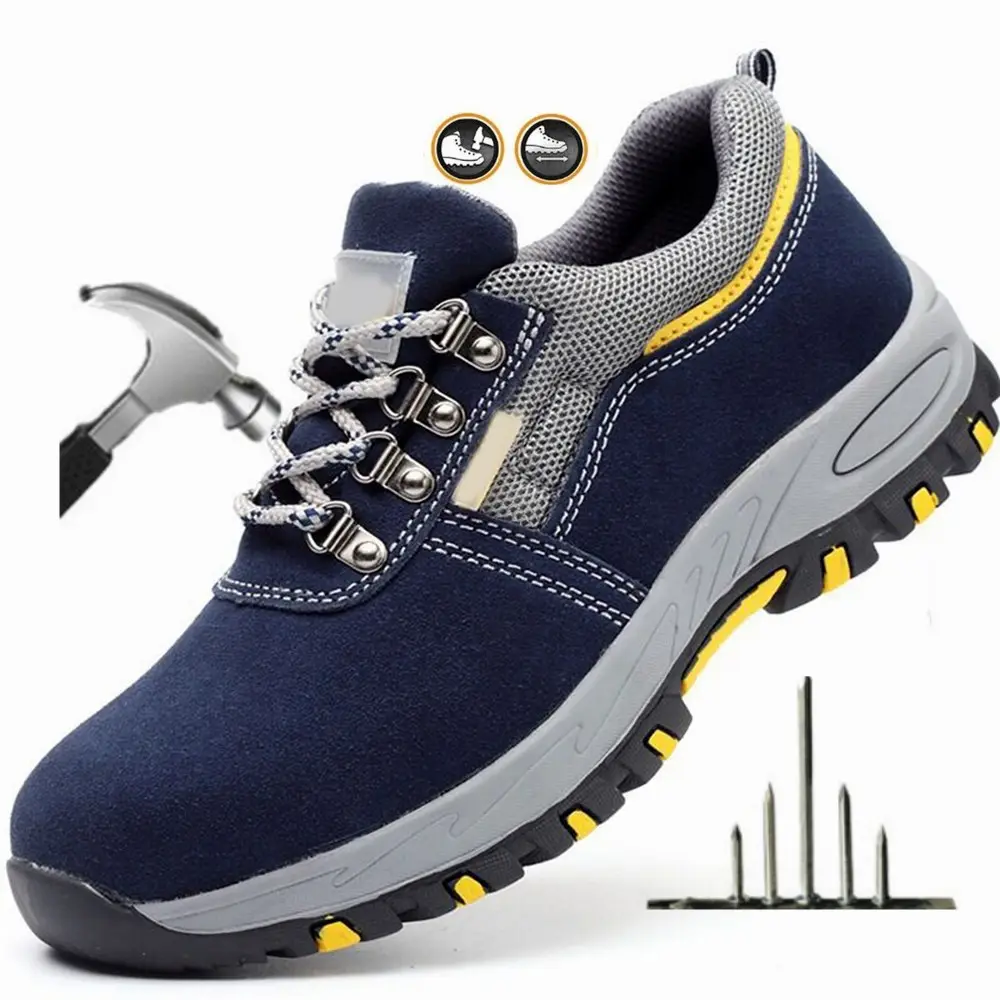 Wholesale Zapato De Seguridad Custom Brand Protective S3 Woodland Safty Work Safety Shoes Steel Toe Work Safeti Shoes For Men