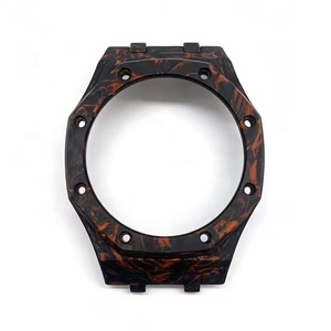 Boîtier en fibre de carbone forgée orange, accessoire de montre léger et durable - Product Image 5