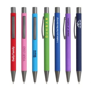 Custom Metal Aluminum Barrel Spray Glue Advertising Ballpoint <b>Pen</b> Printed Logo Laser Engraving Business Gifts Promotional <b>Pens</b> - Product Image 1