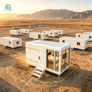 Structure robuste entièrement en aluminium, <span class=keywords><strong>maison</strong></span> modulaire résistante au vent, barrière thermique, <span class=keywords><strong>maison</strong></span> préfabriquée pour le site NEOM - Product Image 1