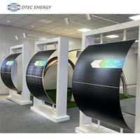 EU All Black Solarpanel De 500W Flexibel 200W 420W ETFE Flexibles Solarpanel Monokristalline Zellen Halbflexibel 200W für den Heimgebrauch